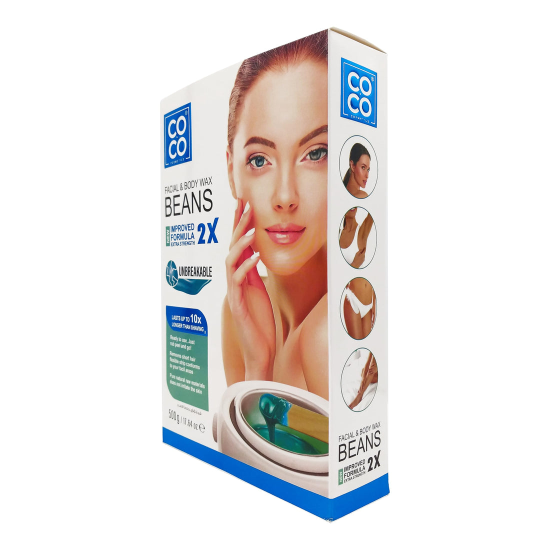 Coco Wax Beans Sea Mud Wax Lavender 500gm