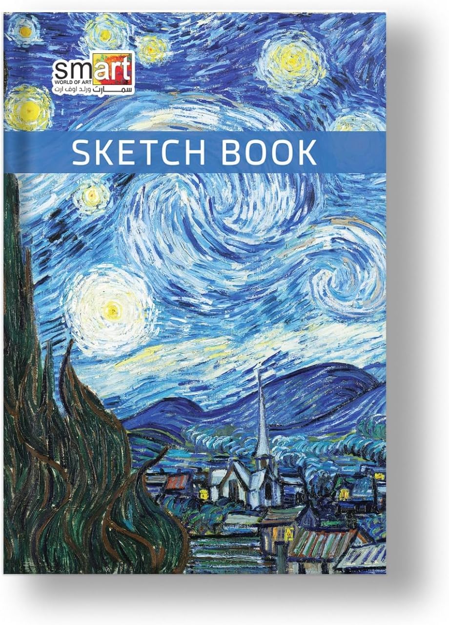 Smart Premium Quality Sketch Book 40 Sheets Light Cream 24 x 16.50 cm 95g for Drawing and Art - Multi Forms - by Smart (2)