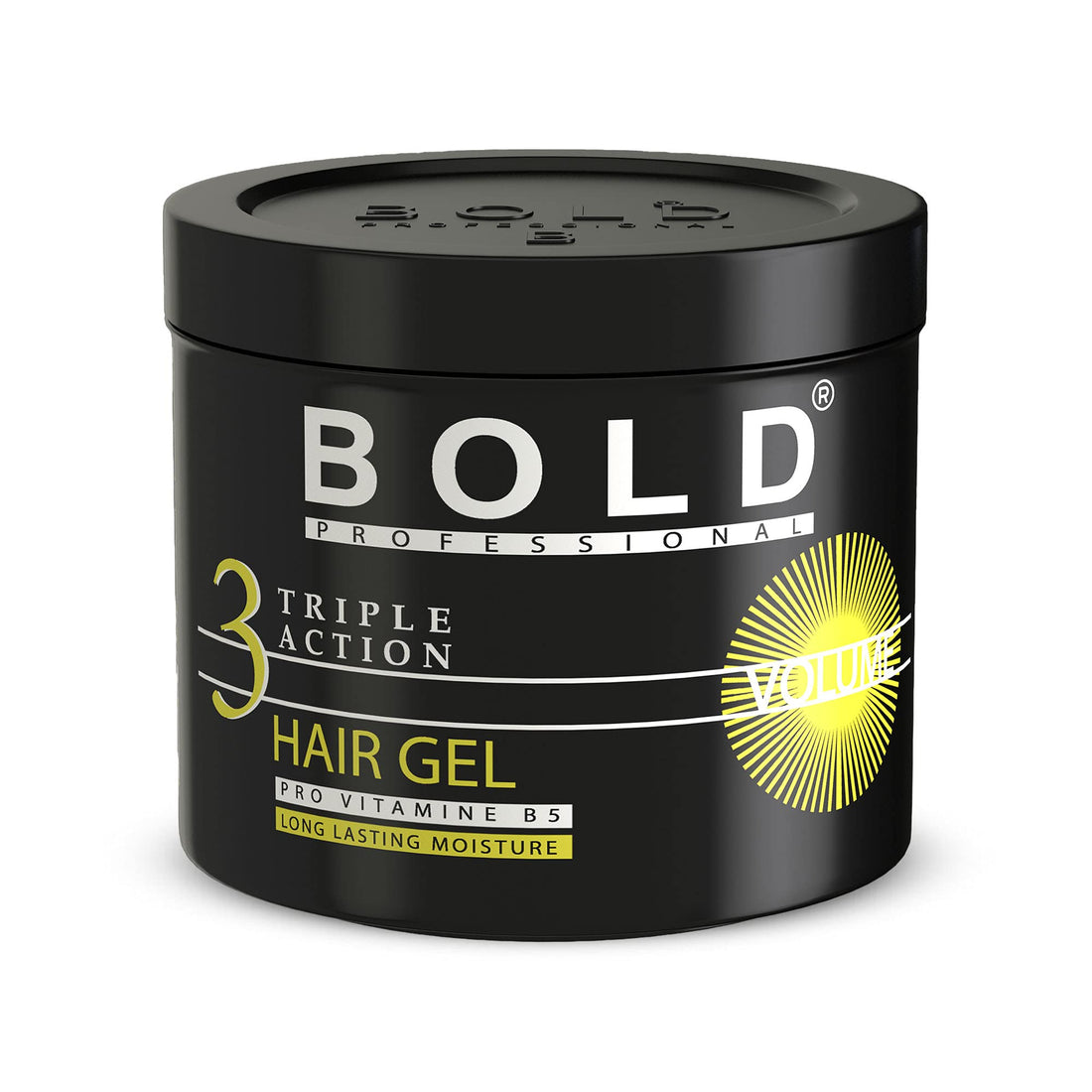 Super Strong Hold Styling Gel - All Hair Types - Long Lasting Shine - Non-Flaking Formula - All Day Hold - 500mL