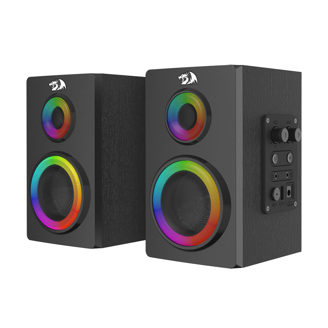 Redragon Orchestra RGB Stereo 2.0 USB Gaming Speaker, 3.5mm Bluetooth - GS811
