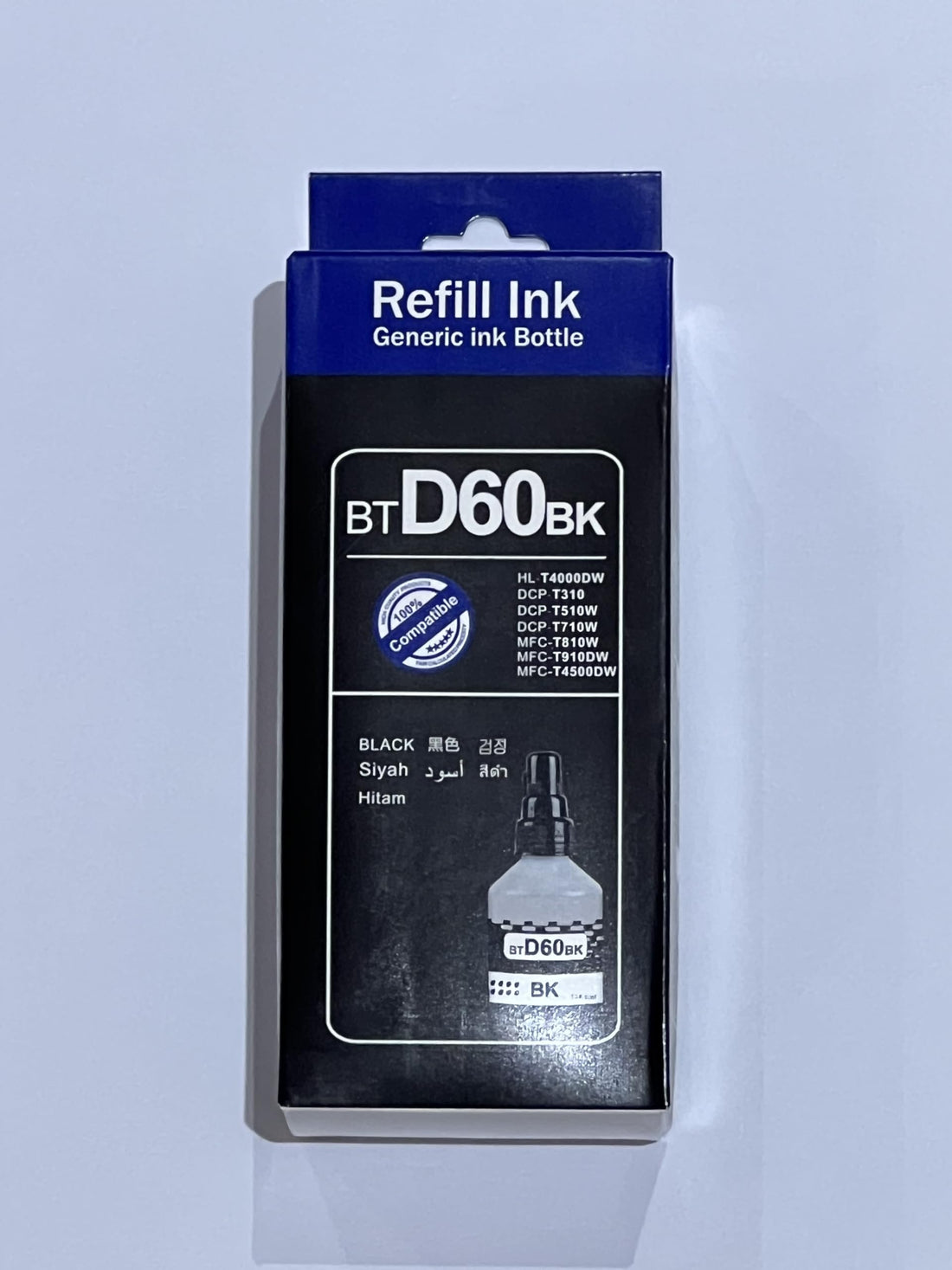 Brother BTD60BK 6500 Pages Black Toner Compatible with DCP-T510W / DCP-T710W / MFC-T910DW