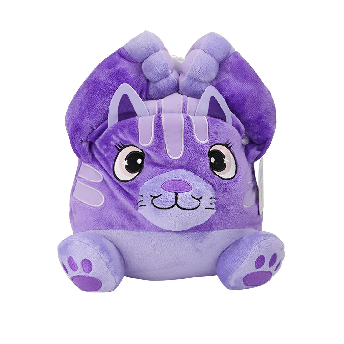 Baby Carrier - Washable Insulated Meal Bag Purple Cat Design and Strong Buckle Closure Suitable for Preschool Age Three