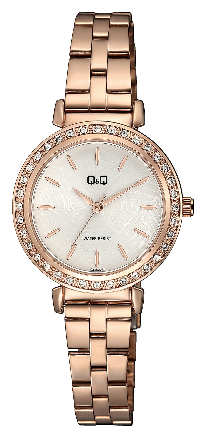 Q&Q WATCHES Analog Rose Gold Dial Women's Watch-QZ89J011Y