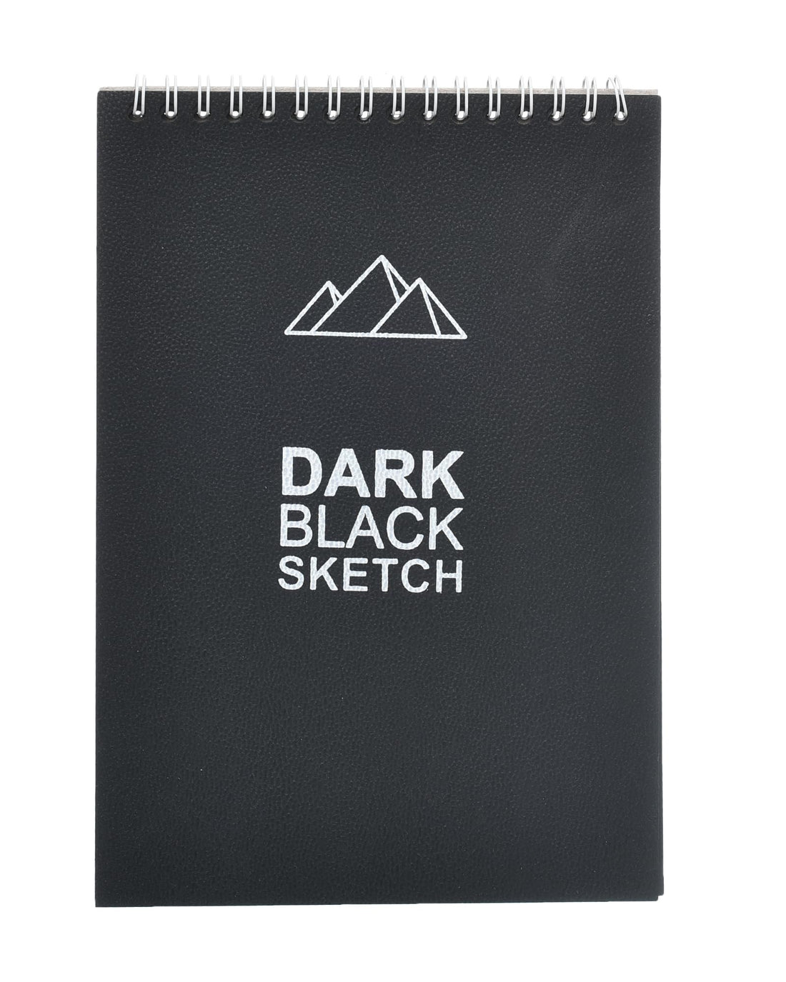 Yassin Sketchbook, A5 Wire-Bound Black Paper for Vibrant Art and Sketches, Black