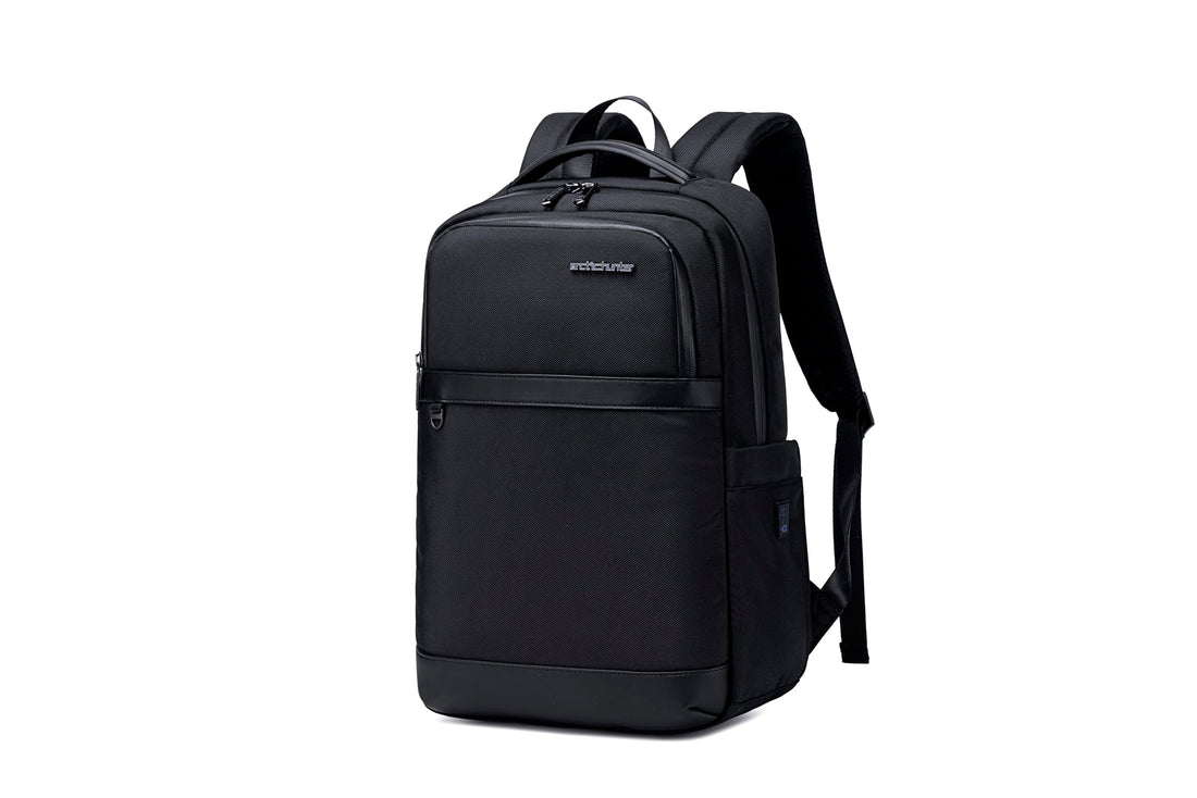 Arctic Hunter Men's 15L Office Travel Backpack - Casual Laptop Bag with 15.6-inch Laptop Pocket, Water-resistant, Multi-pockets, Large Capacity - k00670-Black