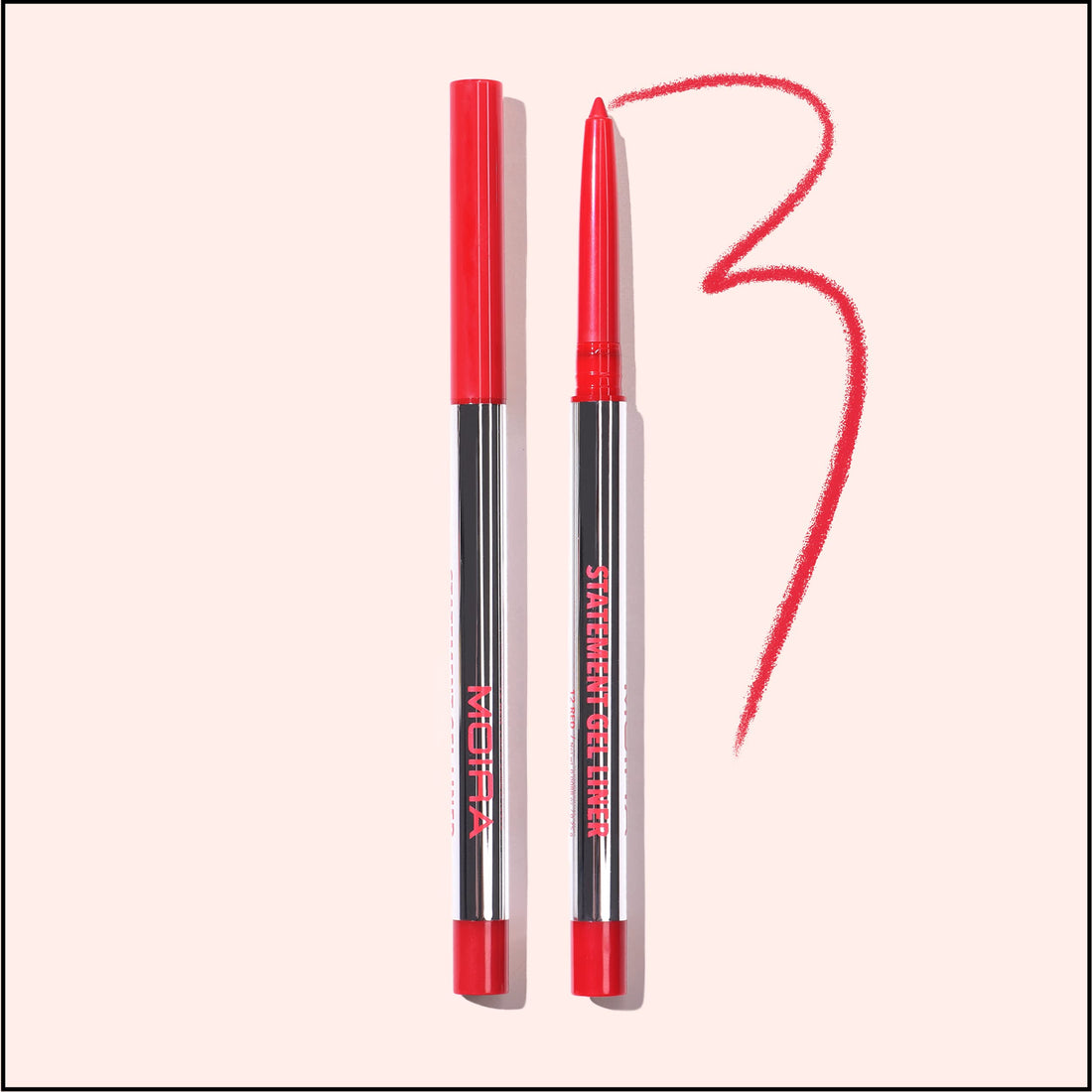 Moira Statement Gel Liner 012 Red