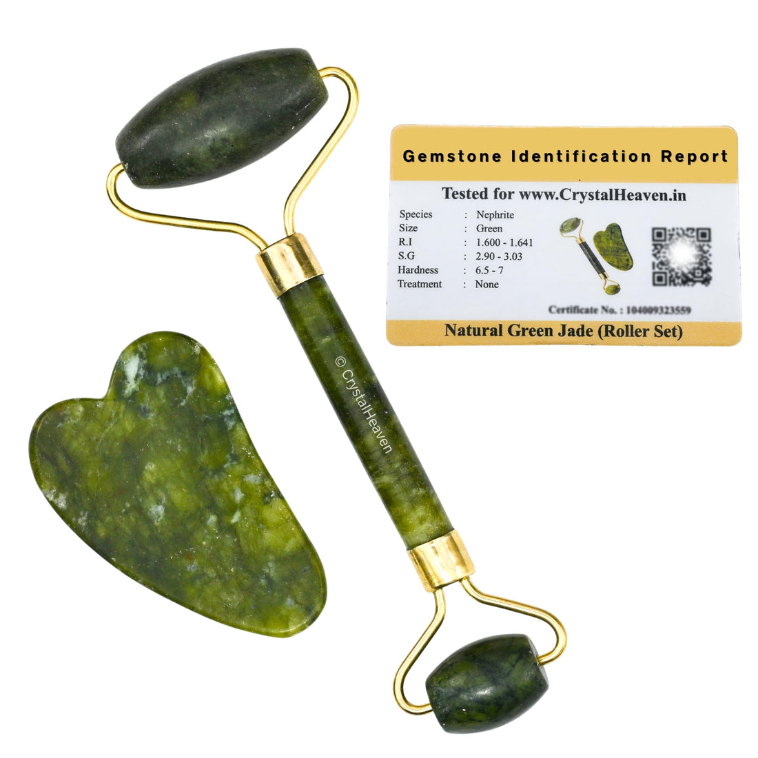 Crystal Heaven and Tool o Set for Women | Original Massage and Set (Green)