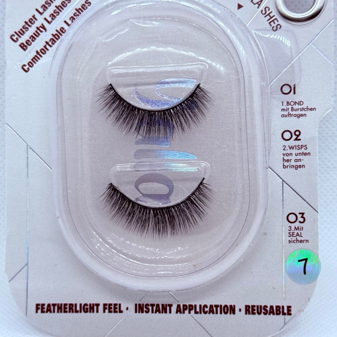 Faux mink lashes - One piece - 12 different shape - Natural and Glam look (7)