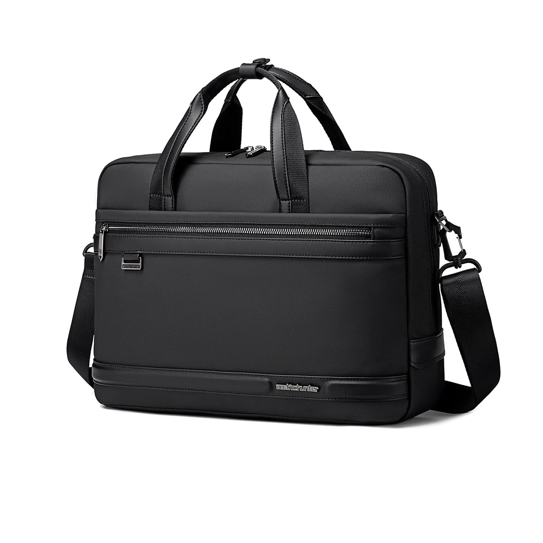 Arctic Hunter 15.6" Laptop Bag – Shockproof & Water-Repellent 2-in-1 Business Briefcase with Detachable Shoulder Strap, Hand & Sling Carry – Khaki – GWB00888