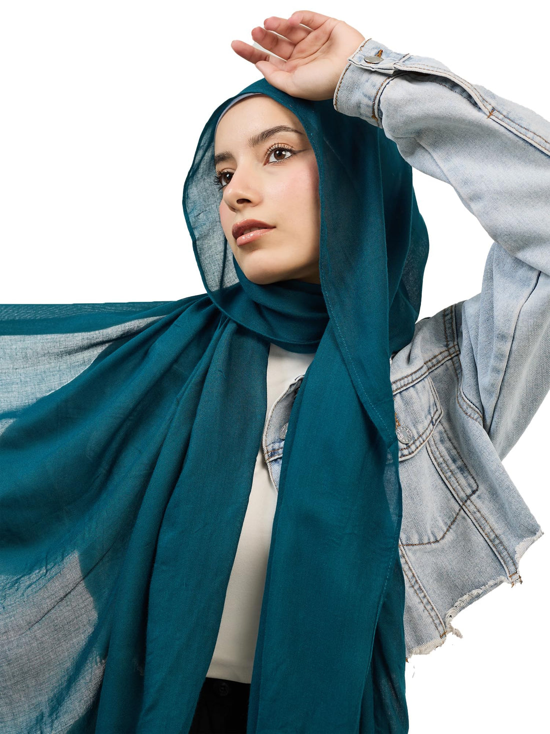 Signature Timeless Luxury Ultra Soft Breathable Pure Cotton Modal Veil With Elegant Smooth Finish 80x200cm