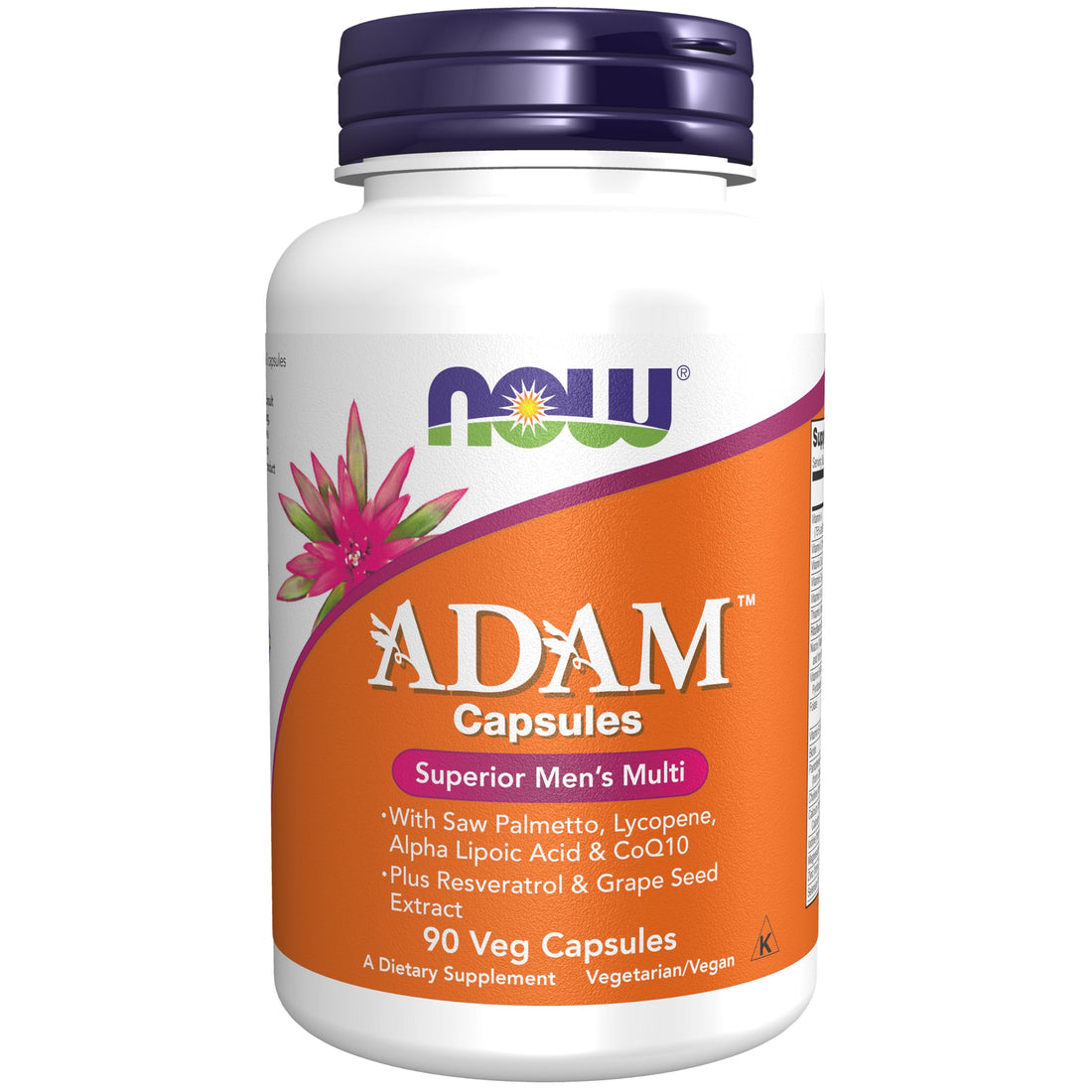 ADAM Men’s Multiple Vitamin – 90 Veg Capsules | Daily Nutritional Support for Men | Dietary Supplement for Vitality & Wellness