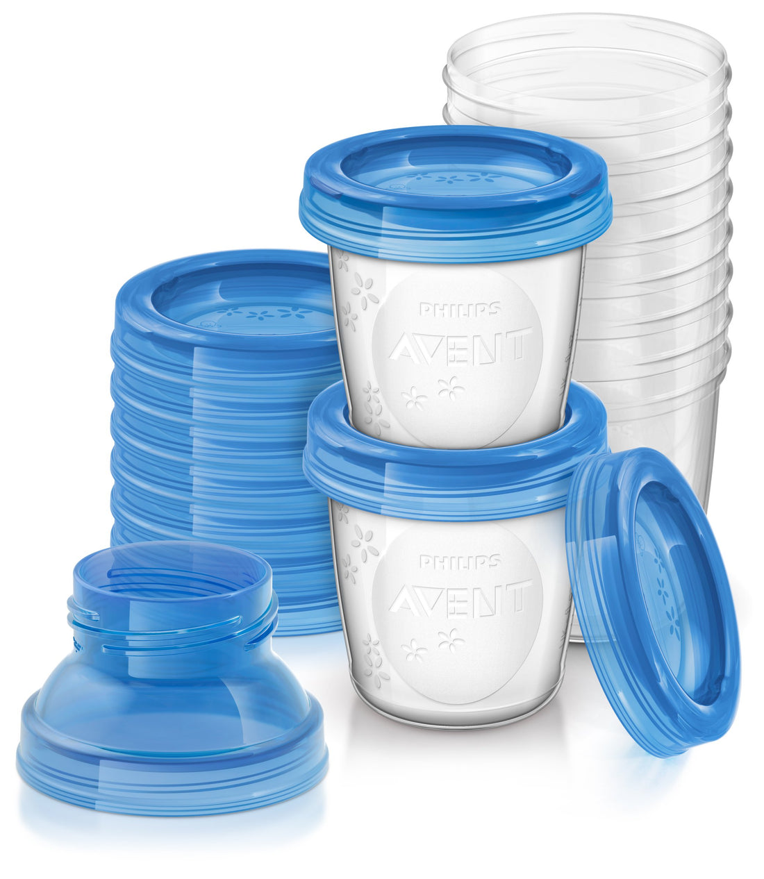 Philips Avent Breast Milk Storage Cups (180ml) Set Of 10 Cups