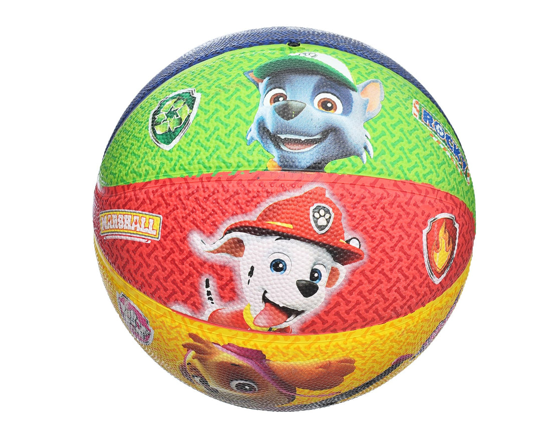 Generic Rubber Basketball - Official Size 29.5 inches - Multi Color - 1 Piece