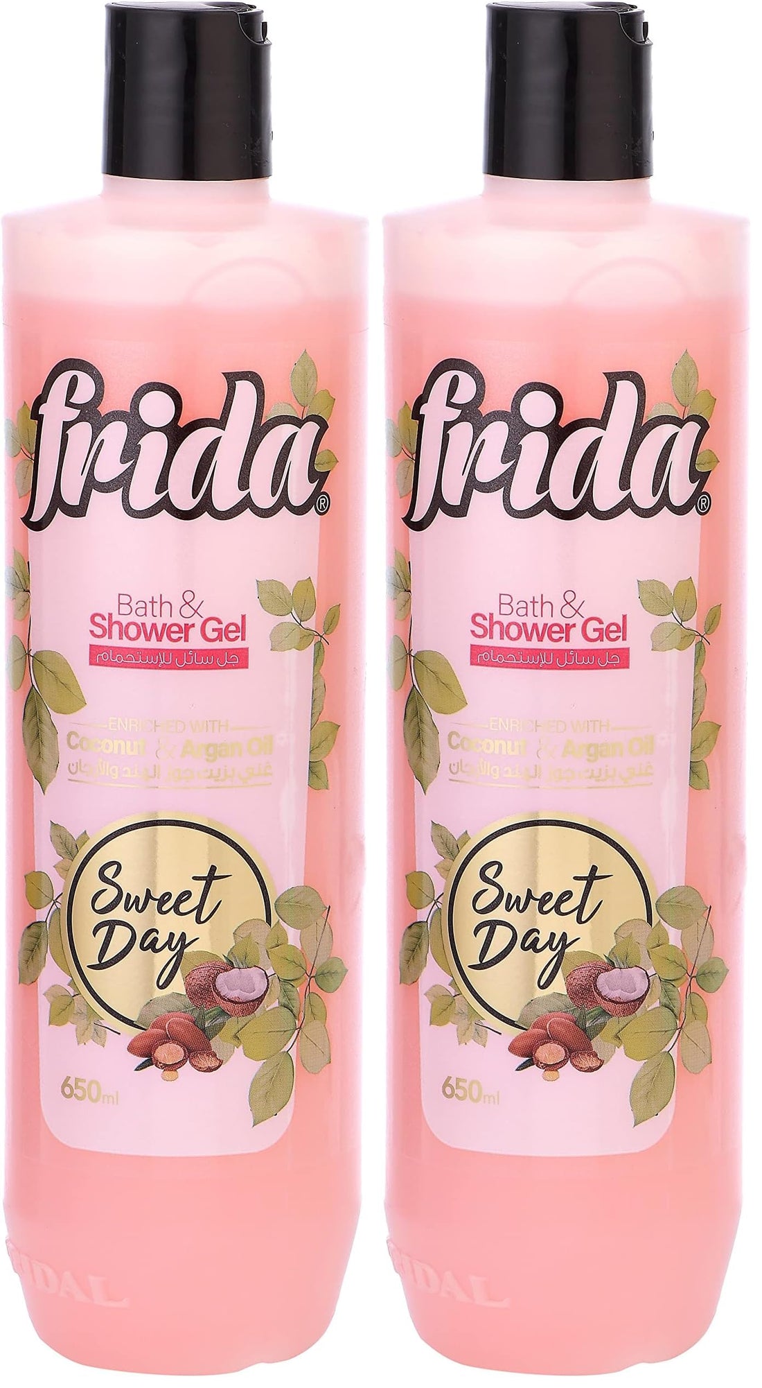Frida Sweet Day Bath and Shower Gel - 650 ml (Pack of 2)