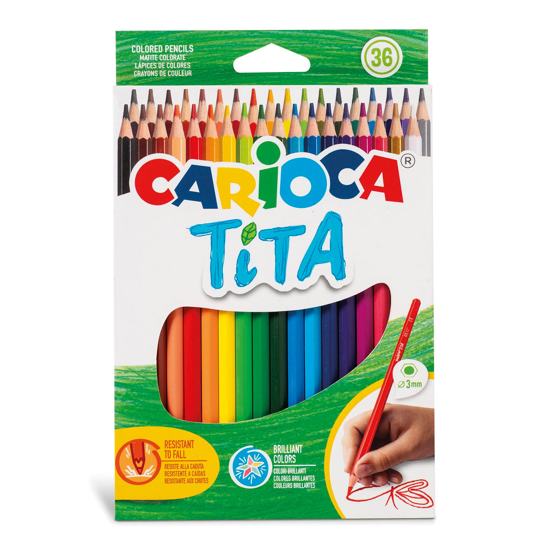 Carioca Tita Box 36pcs Colored Pencil