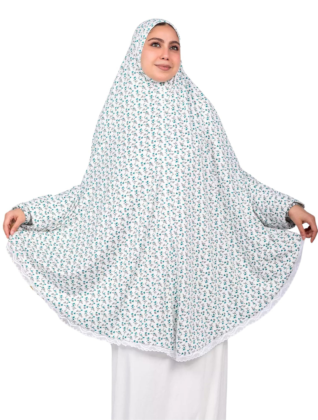 Generic Womens Khimar Pure Soft Cotton - Free Size (Multicolor)