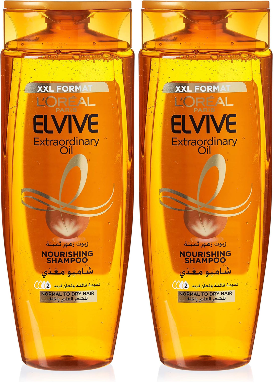 L’Oréal Paris L'Oréal Paris Elvive Extraordinary Oil Nourishing Shampoo, 600 ml (Pack of 2)