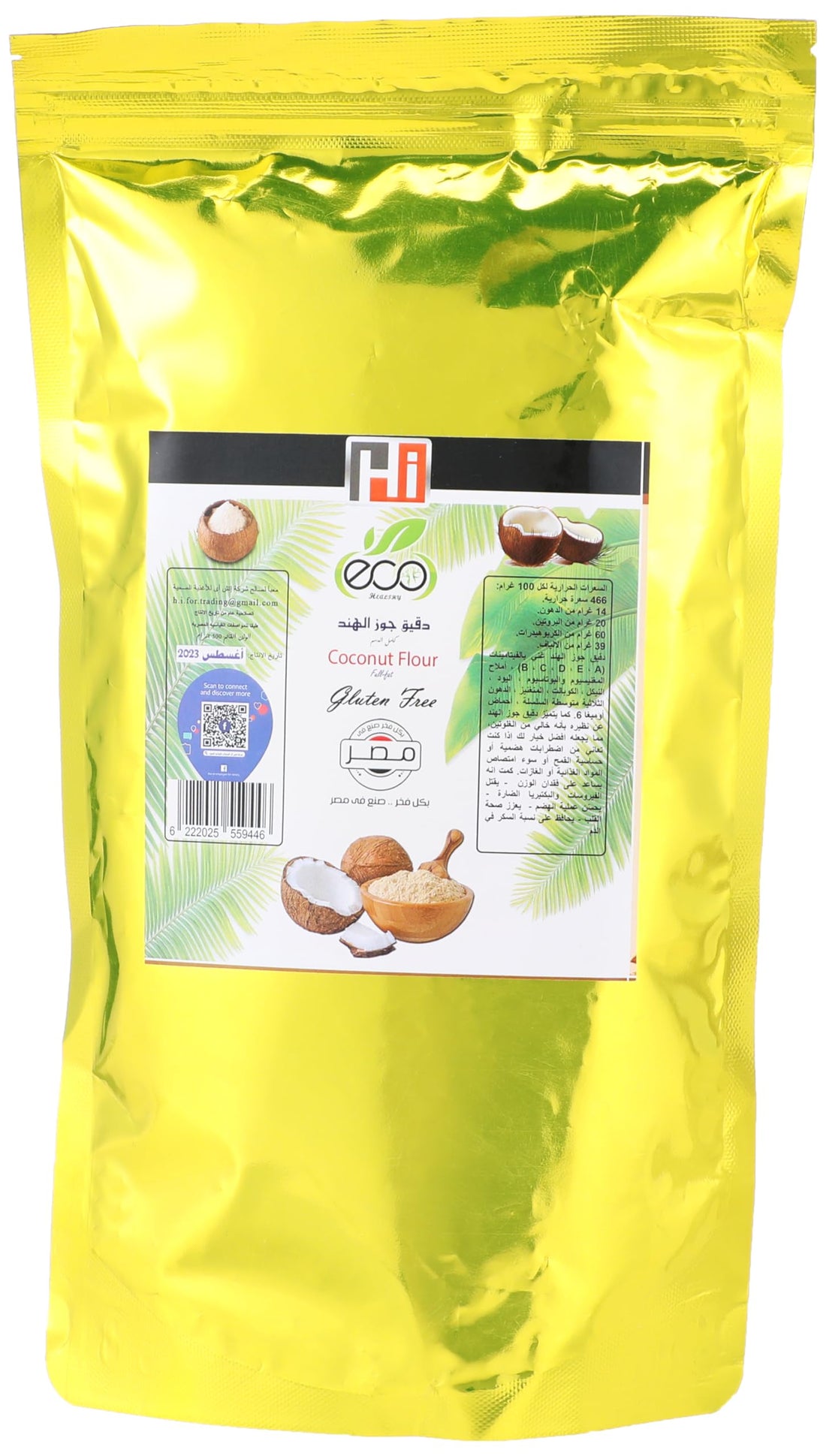 Eco Healthy - Coconut Flour Full Fat - 500 gm