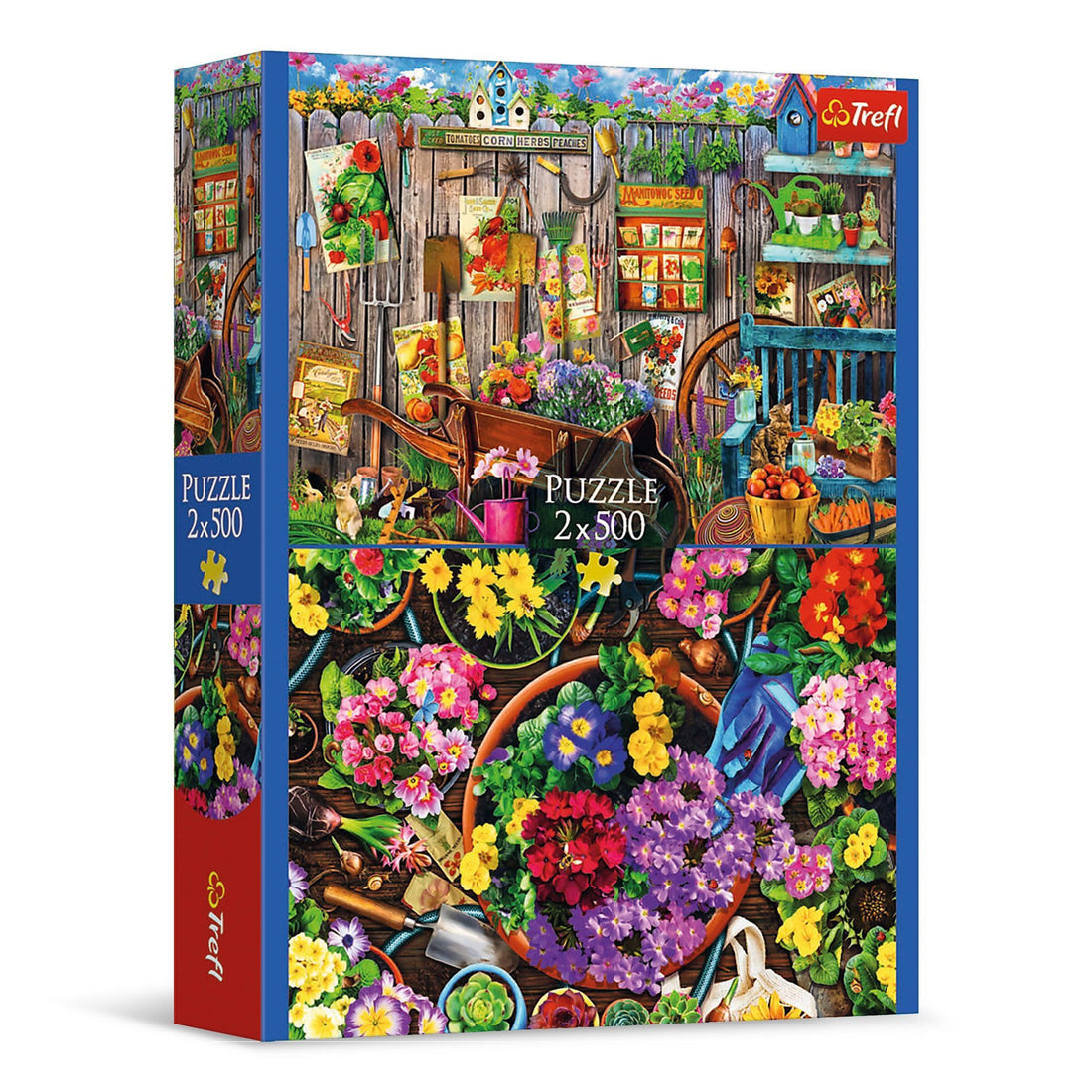 TREFL Working in The Garden Jigsaw Puzzle 2 x 500-Pieces