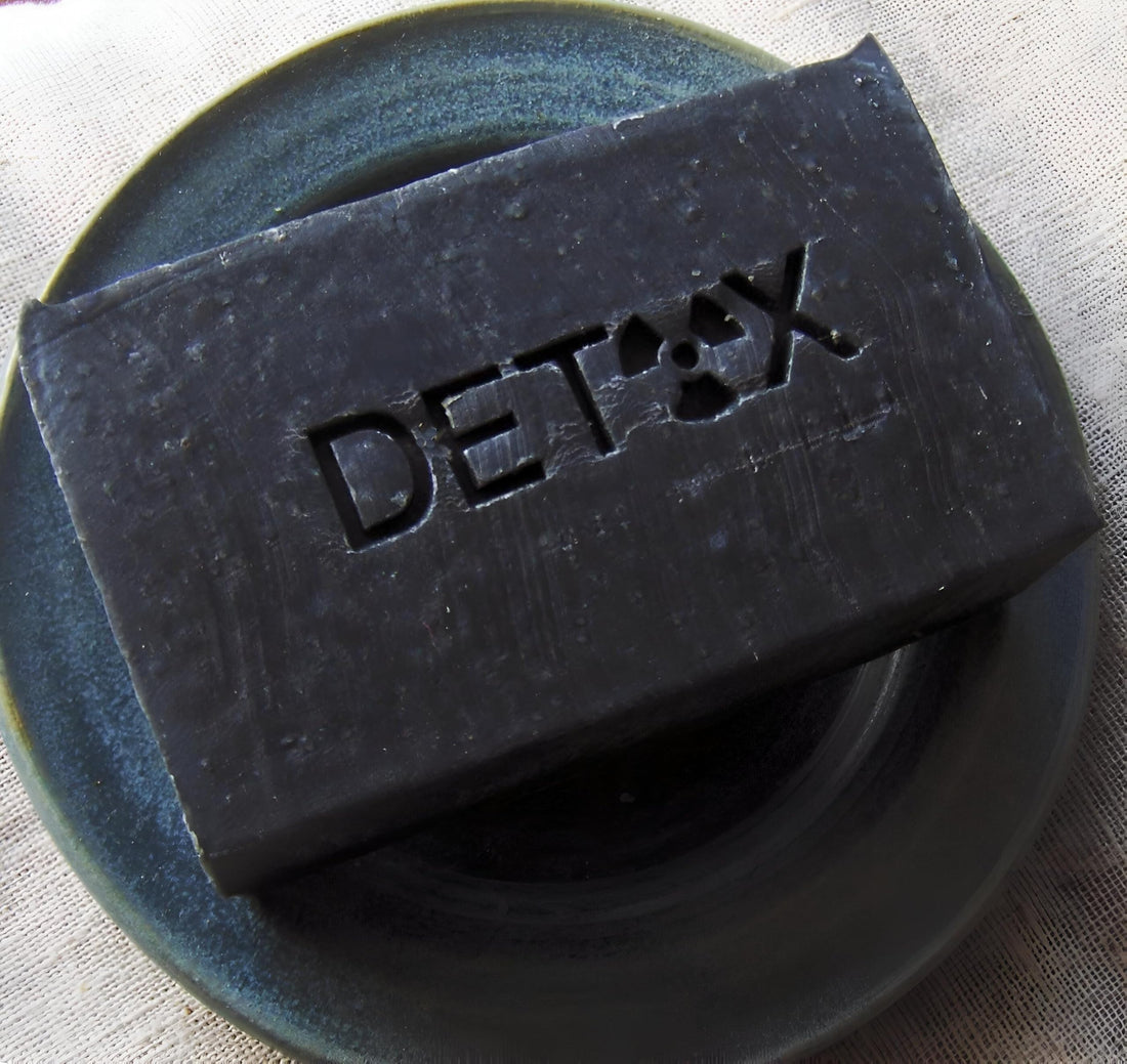 Detoxifying Charcoal Soap - Purifying and Cleansing Formula - Vegan Natural Black Soap for Acne-Free Skin on Face and Body - Handcrafted in EU for Superior Quality and Care