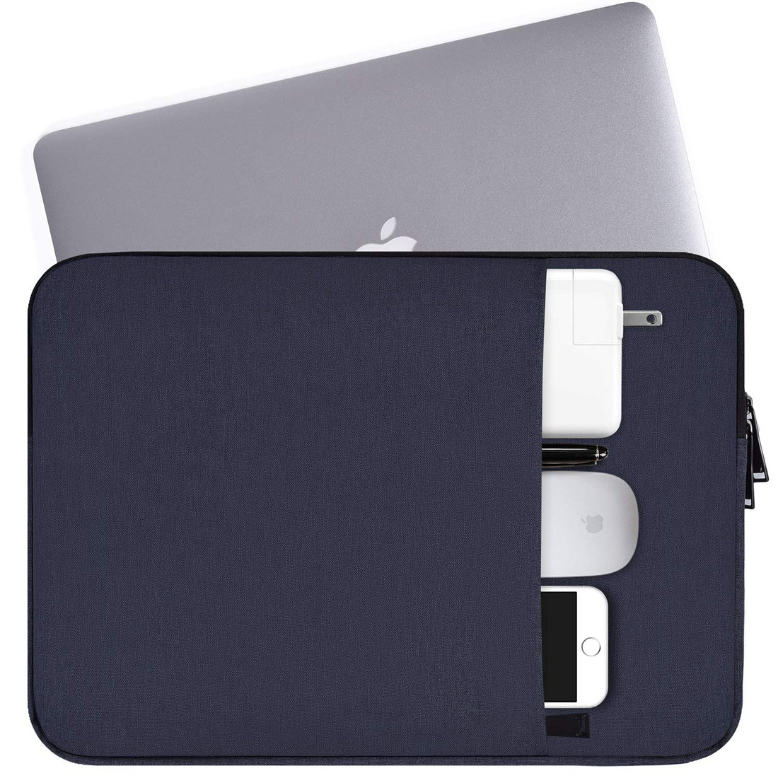 15.6 Inch Laptop Sleeve Case Waterproof Notebook Bag Compatible with Acer Aspire E 15,Acer Predator Helios 300,ASUS VivoBook F510UA 15.6", HP Toshiba Acer Asus LG MSI and Most 15.6" Notebook,Navy Blue