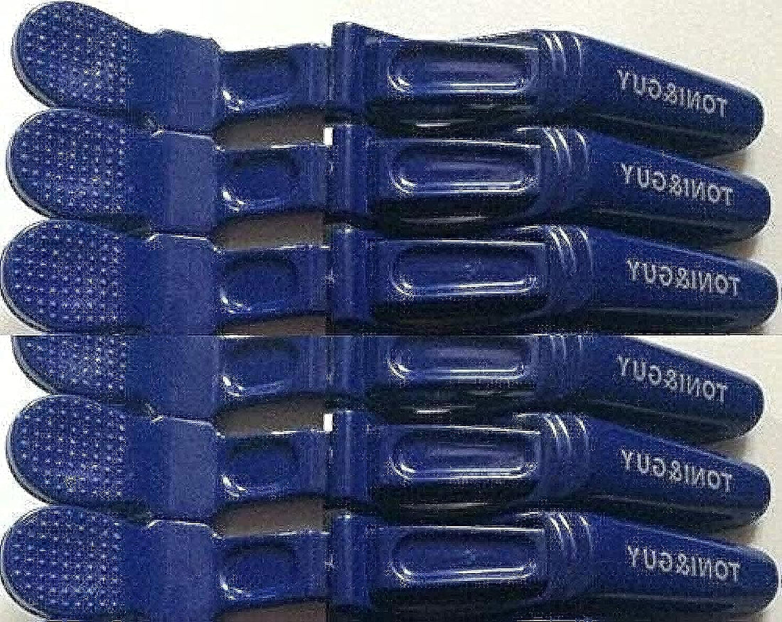 Crocodile Clips for Hair Styling, Blue