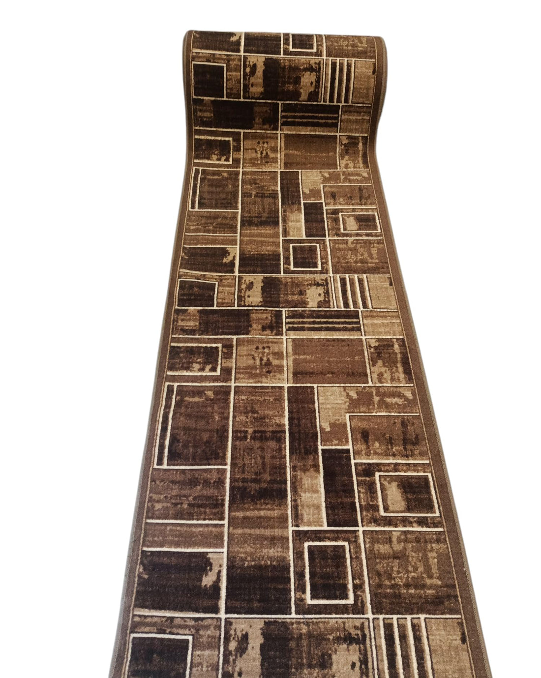 Mac Walkers For Corridors Wide 80 cm - فى اطول متعددة يتم سرفله المنتج حسب المقاس المطلوب - بني مربعات (80 * 500)