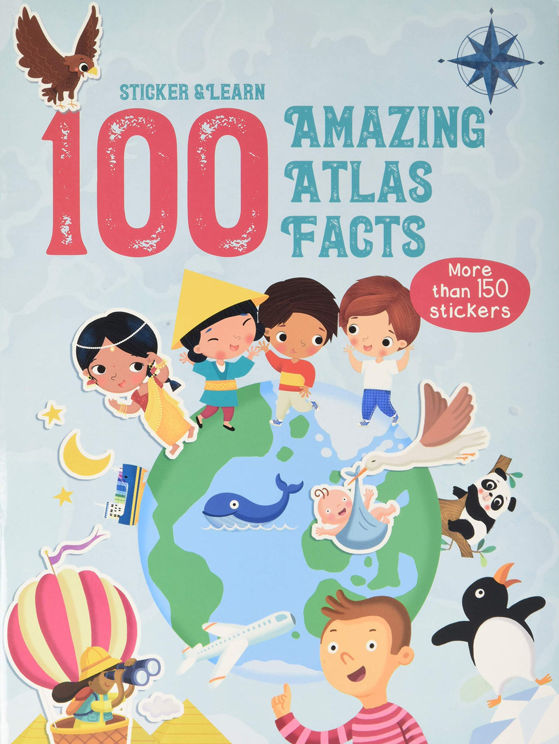 100 AMAZING ATLAS FACTS STICKERS