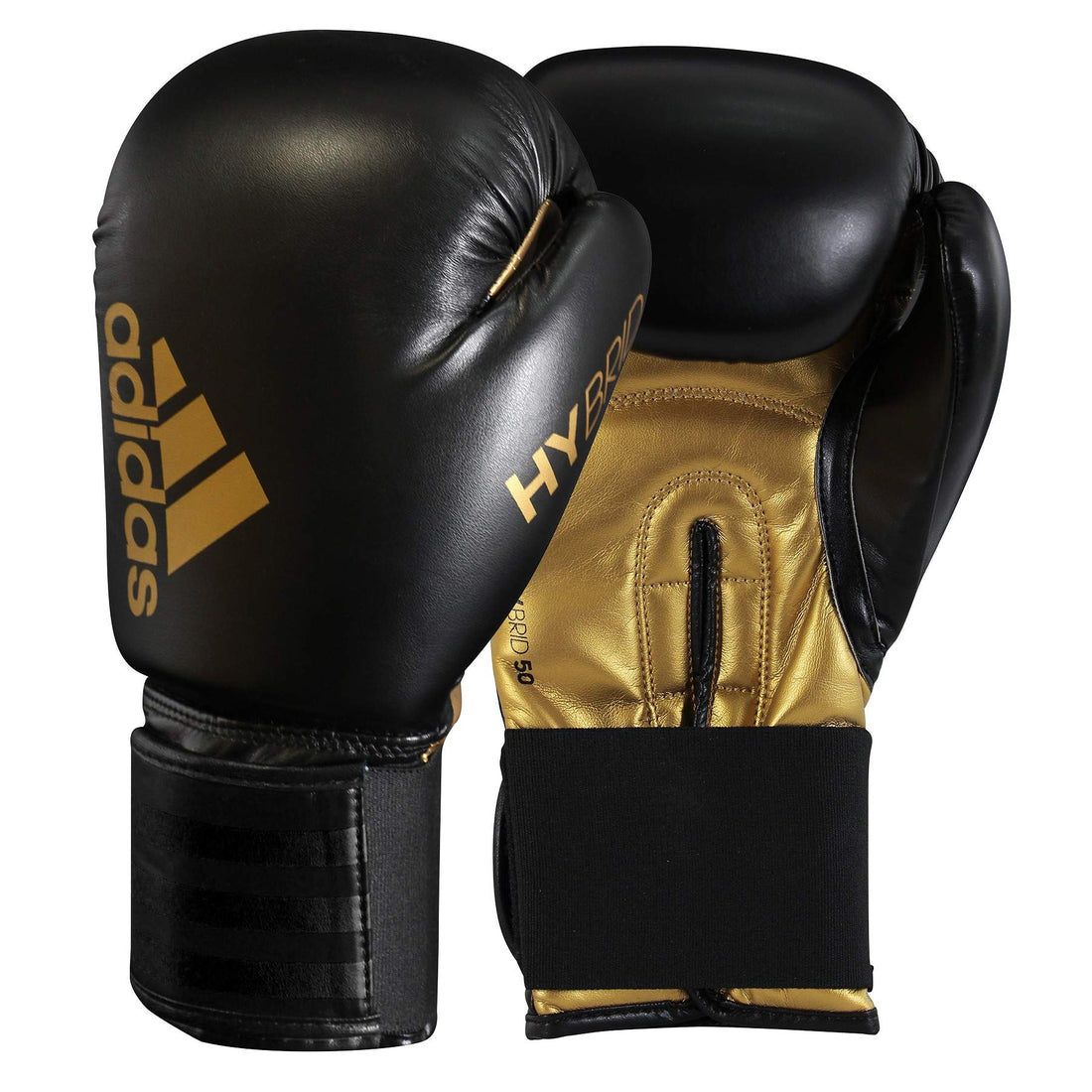 Adidas hybrid boxing gloves - black and red