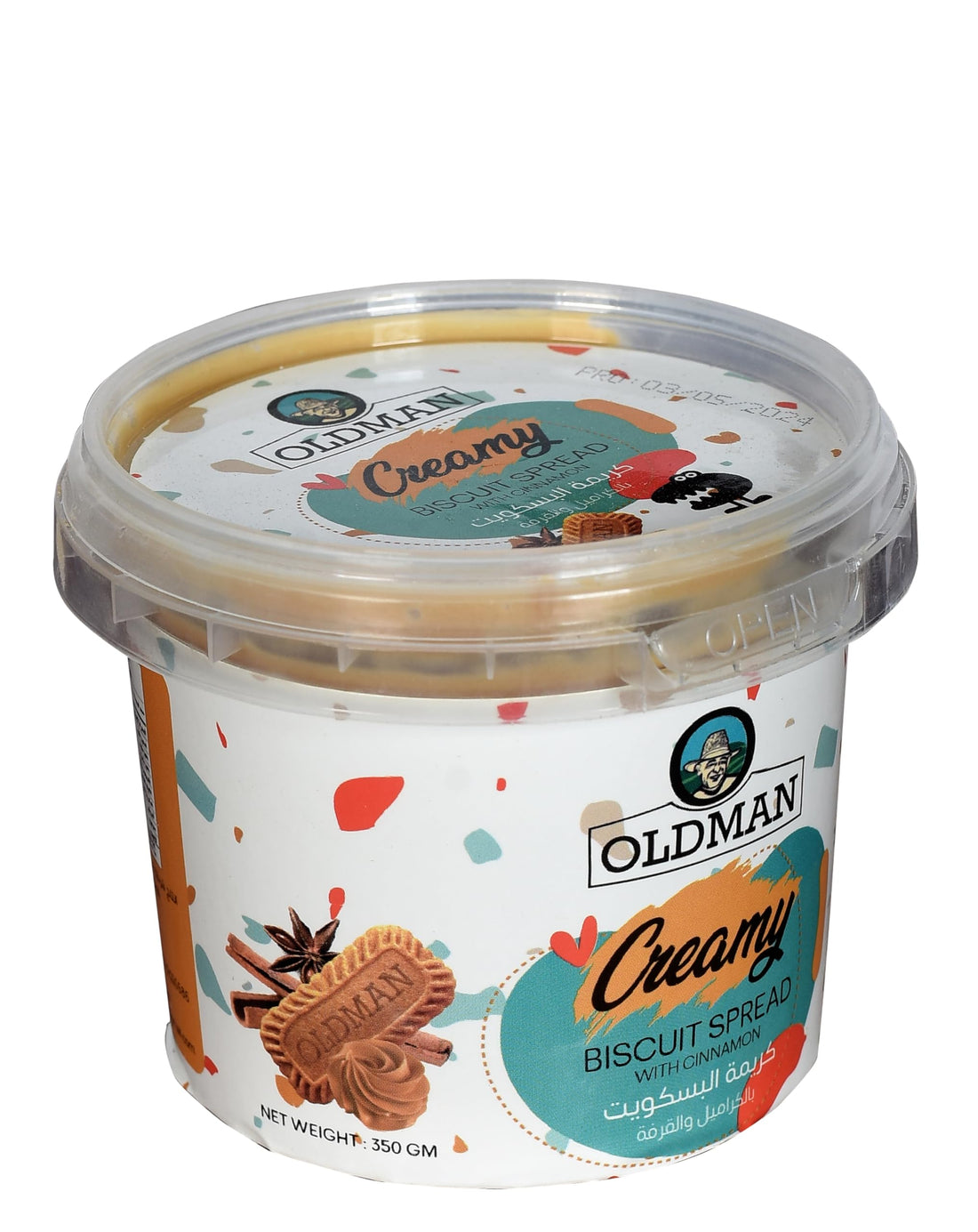 Oldman Biscuit Butter Jar 350g