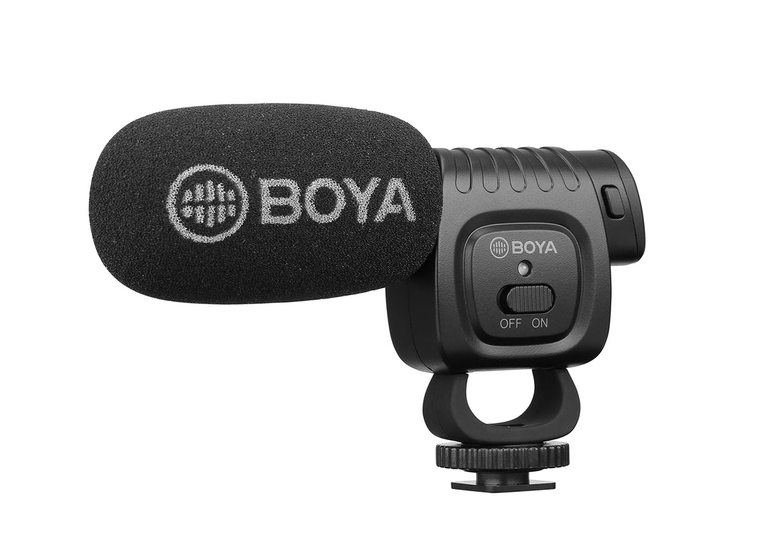 Boya BY-BM3011 Compact On-Camera Cardioid Condenser Shotgun Microphone for DSLR, Mirrorless & Video Cameras or Smartphones & Tablets