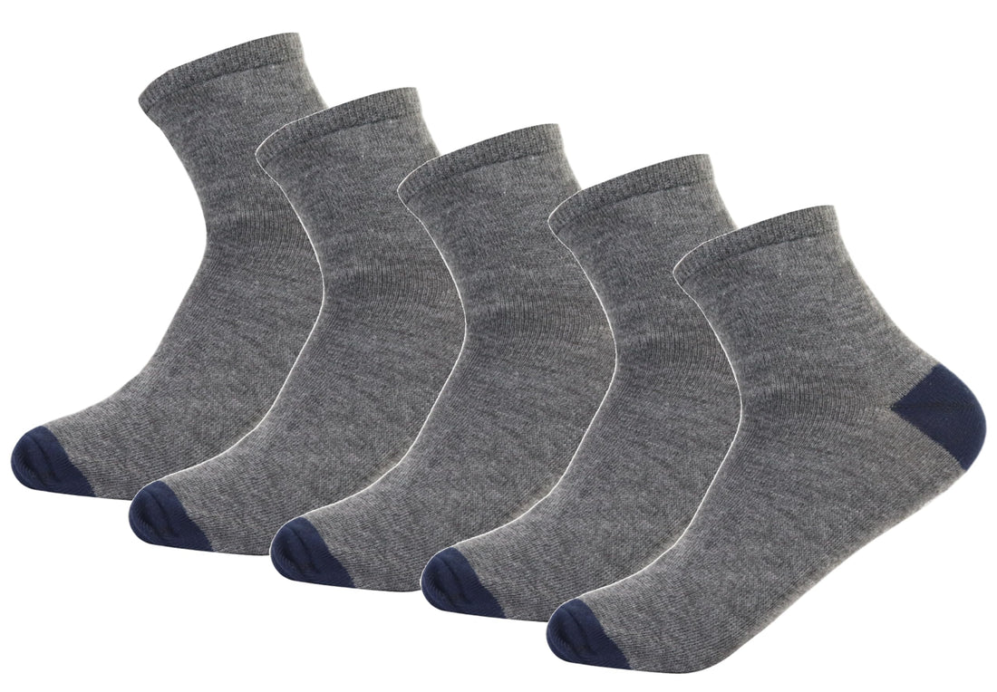 White Flower Unisex Set Of 5 Pieces Casual Socks Socks (pack of 1)