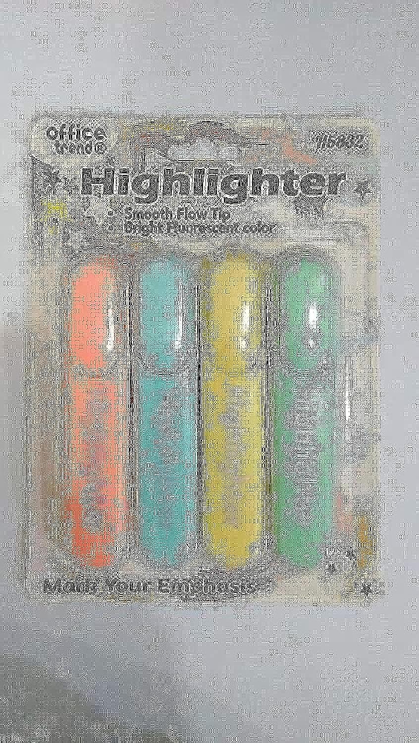 Marker Highlighter Set (4 Color)