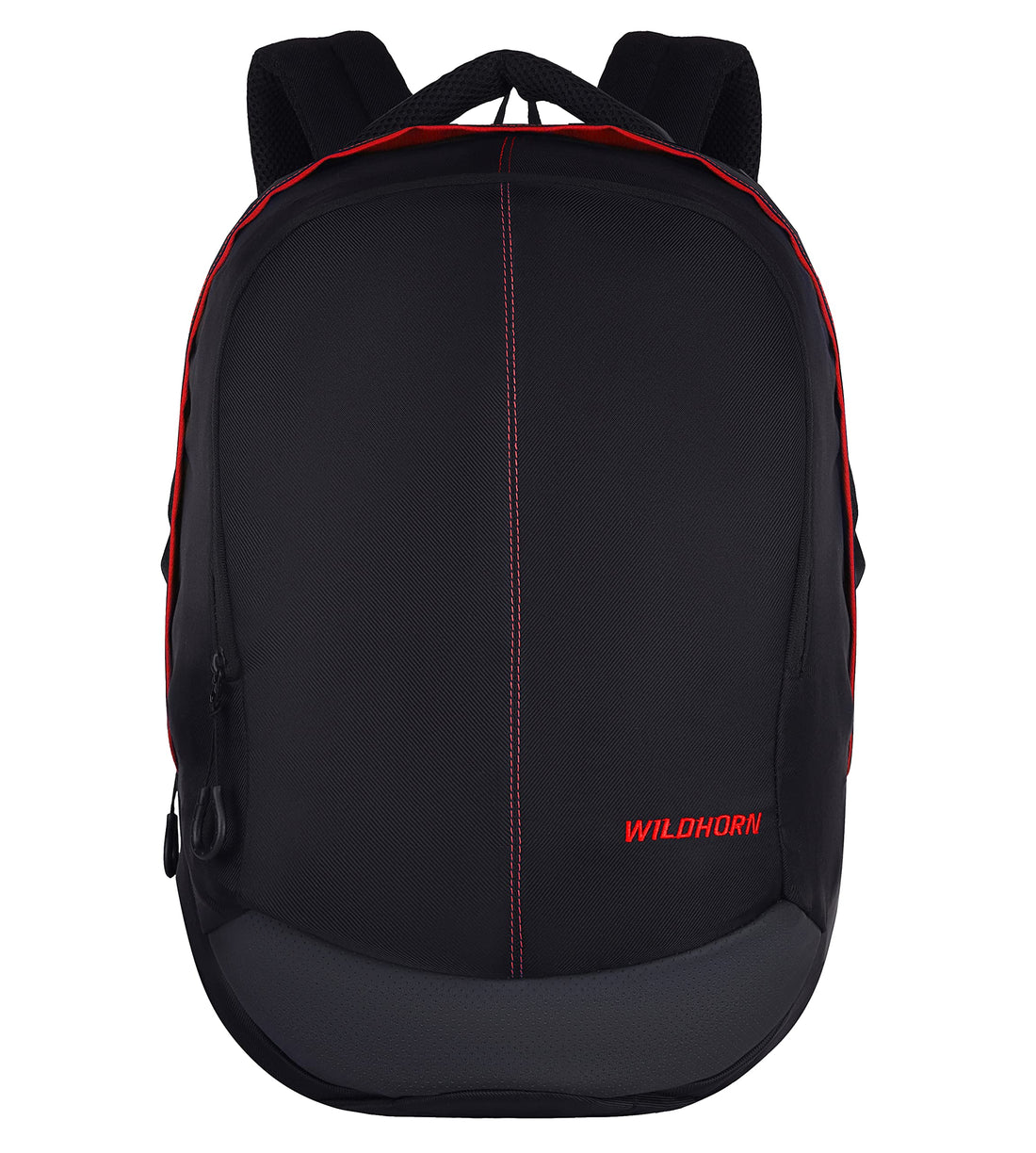 WILDHORN Laptop Backpack for Men/Women I Waterproof I Travel/Business/College Bookbags, Black & Red, M, Classic