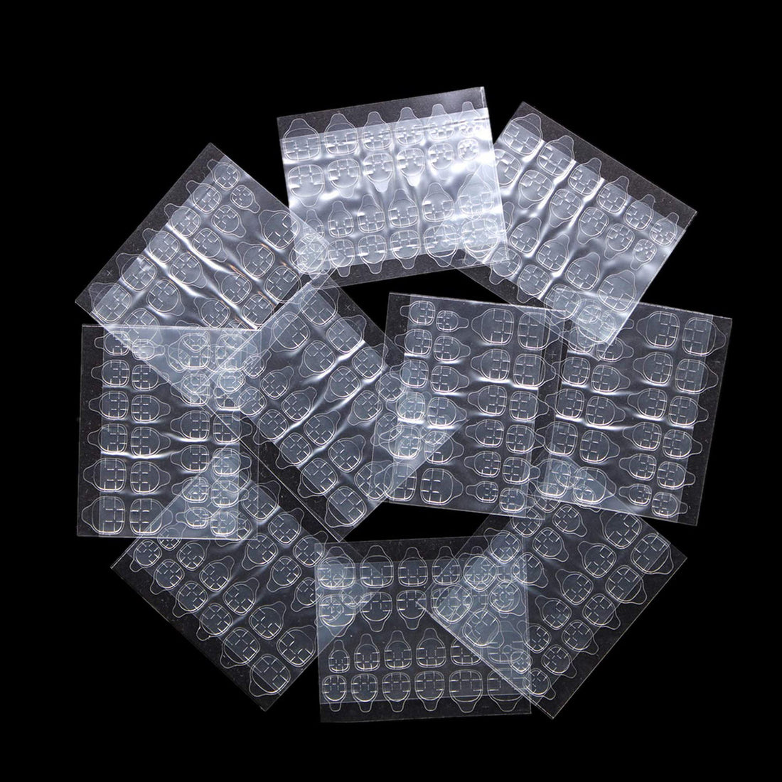 Beromt Double-Side Nail Glue Sticker, False Jelly Gel Tape Adhesive Tabs, Transparent Flexible Adhesive for Fake Nails Tips - Manicure 01pc