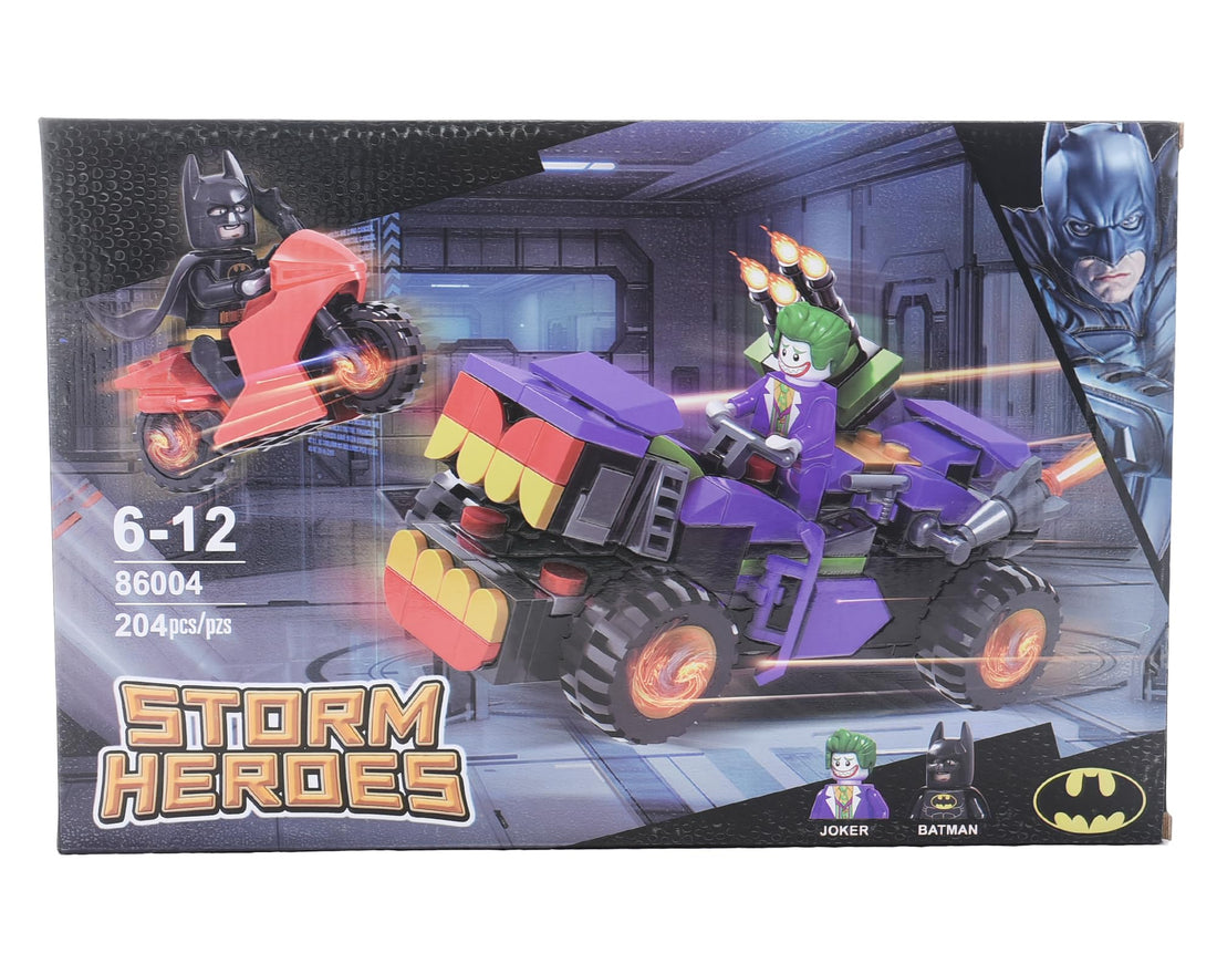 STORM HEROES 204PCS: Dynamic Superhero Building Set for Action-Packed Adventures