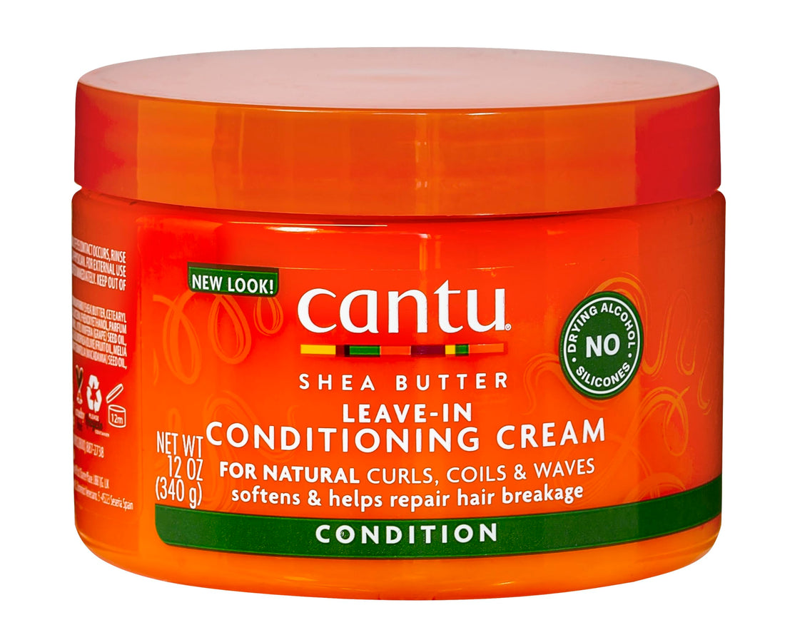 Cantu Shea Butter for Natural Hair Leave in Conditioning Cream, 340 g