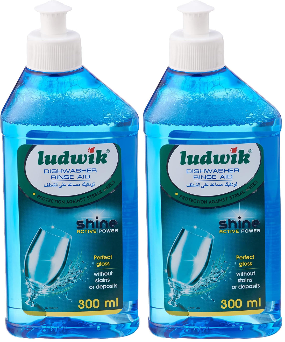 Ludwik dishwasher rinse aid - 300 ml (pack of 2)