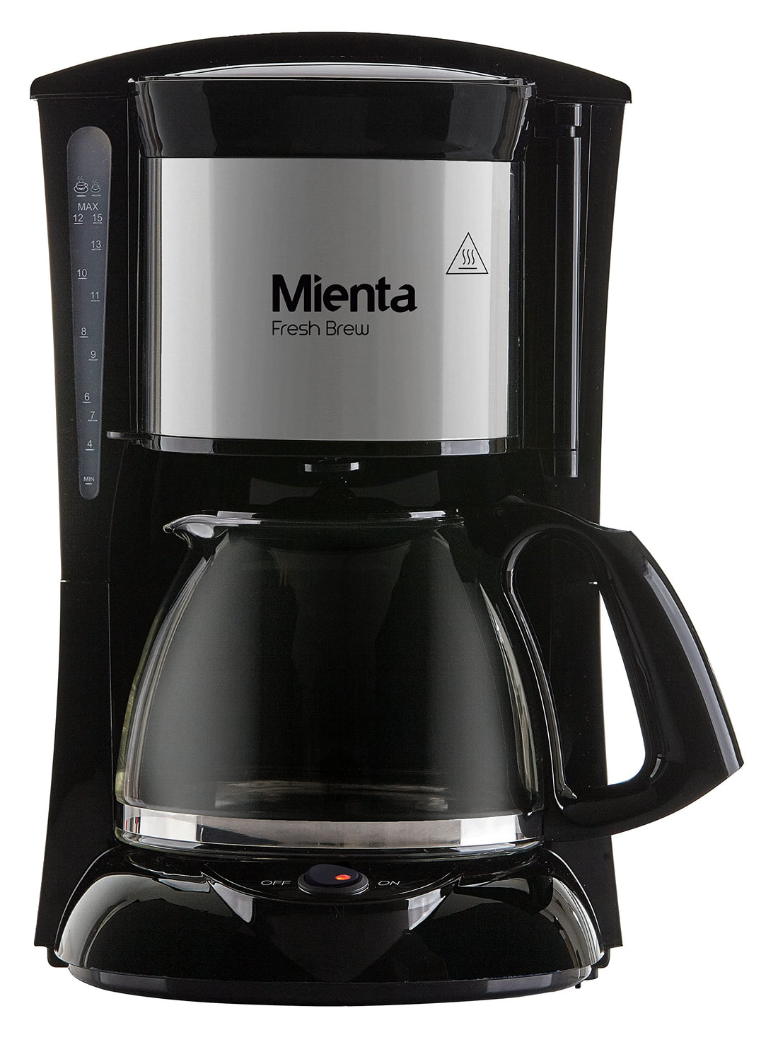 Mienta CM31216A Fresh Brew Coffee Maker, 1000 Watt - Black