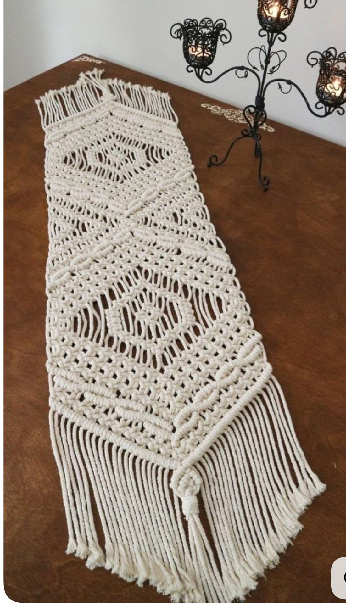 Macrame Runner - Elegance (1.5M width)