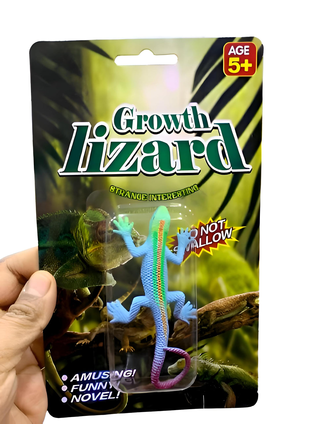 3D Growing Lizard - Amazing Water-Activated Expandable Creature That Grows Over 10 Inches, Perfect Easter Filler, Party Gift, Classroom Prize (Model -8)