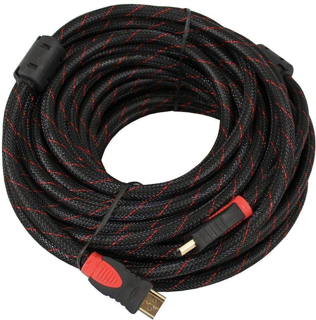 Other 30m HDMI Cable Black Gold Plated High Speed Supports 1080P 3D for Home Theater, Long Distance Connection with Television, Blu-ray Player, Gaming Console, Personal Computer