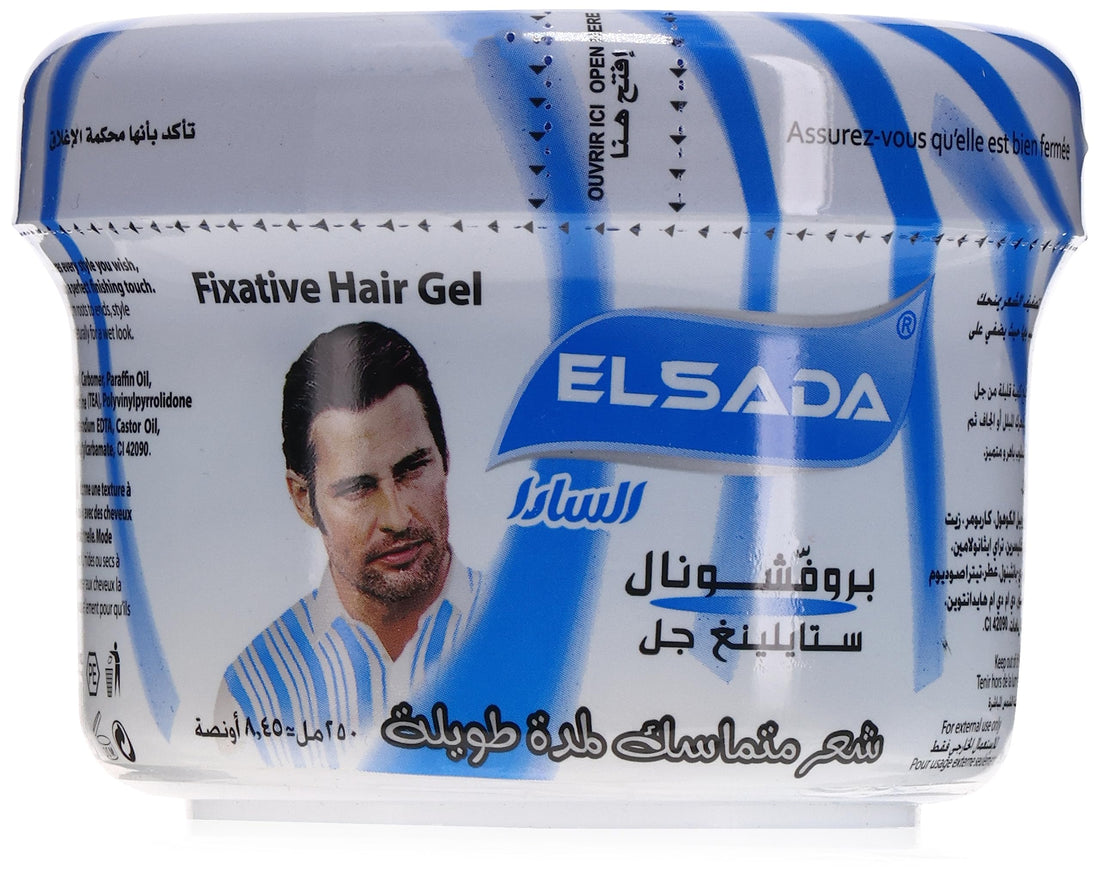 El Sada Long Lasting Hair Styling Gel (Blue, 250ml)