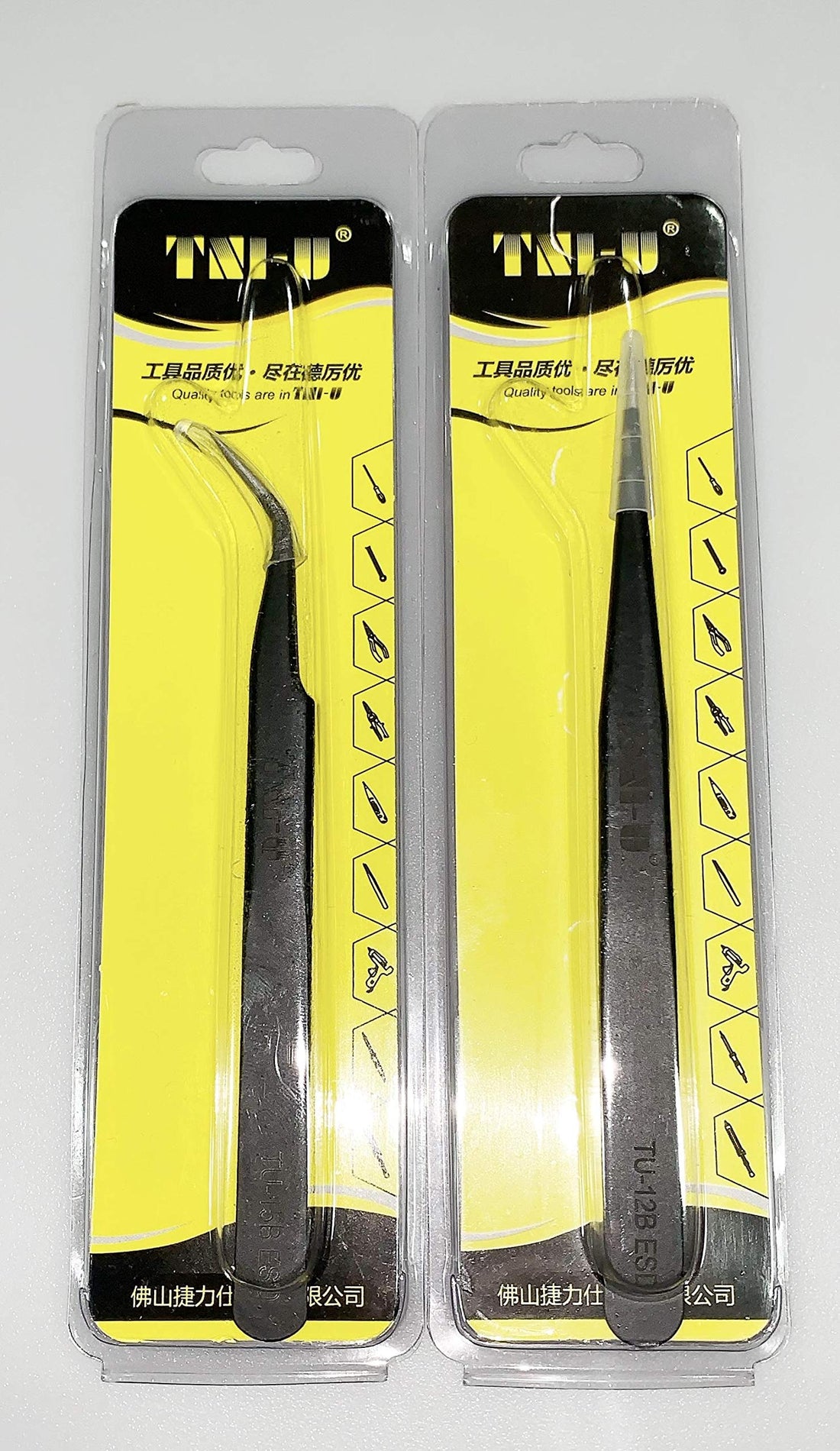 Tweezers stainless steal anti-magnetic