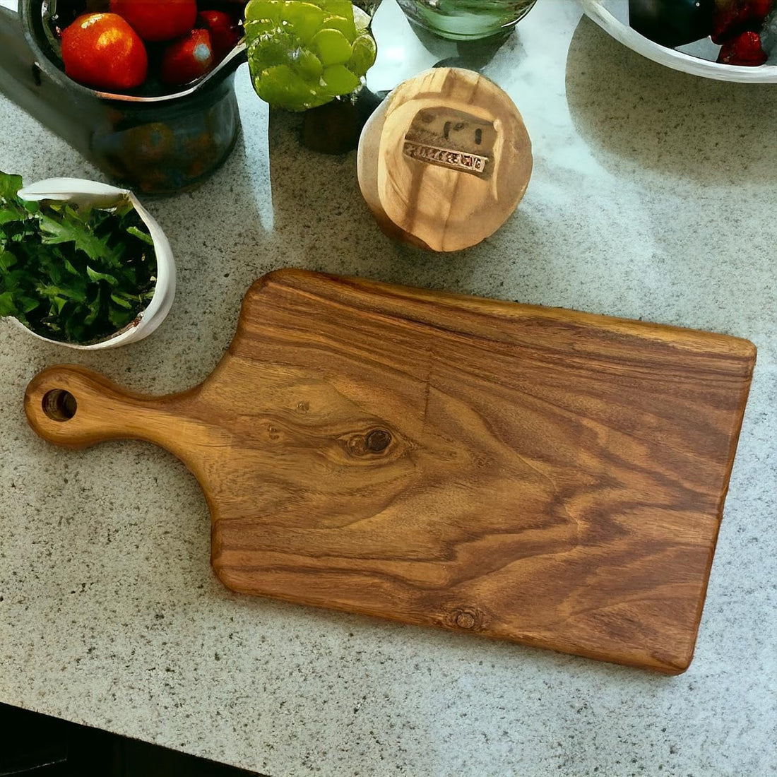 Handcrafted Wooden Cutting Board, 40 x 19 cm