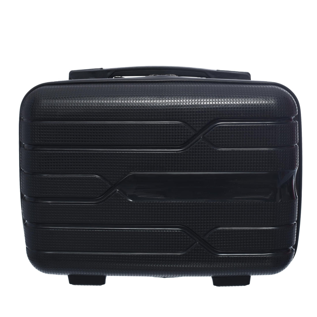 Silicon Makeup Bag for Unisex, 12-Inch Size, Black