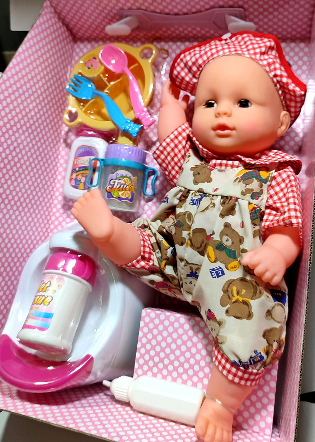 Generic Baby Doll with Accessories - Modern Style, Unisex, Plastic, 2+