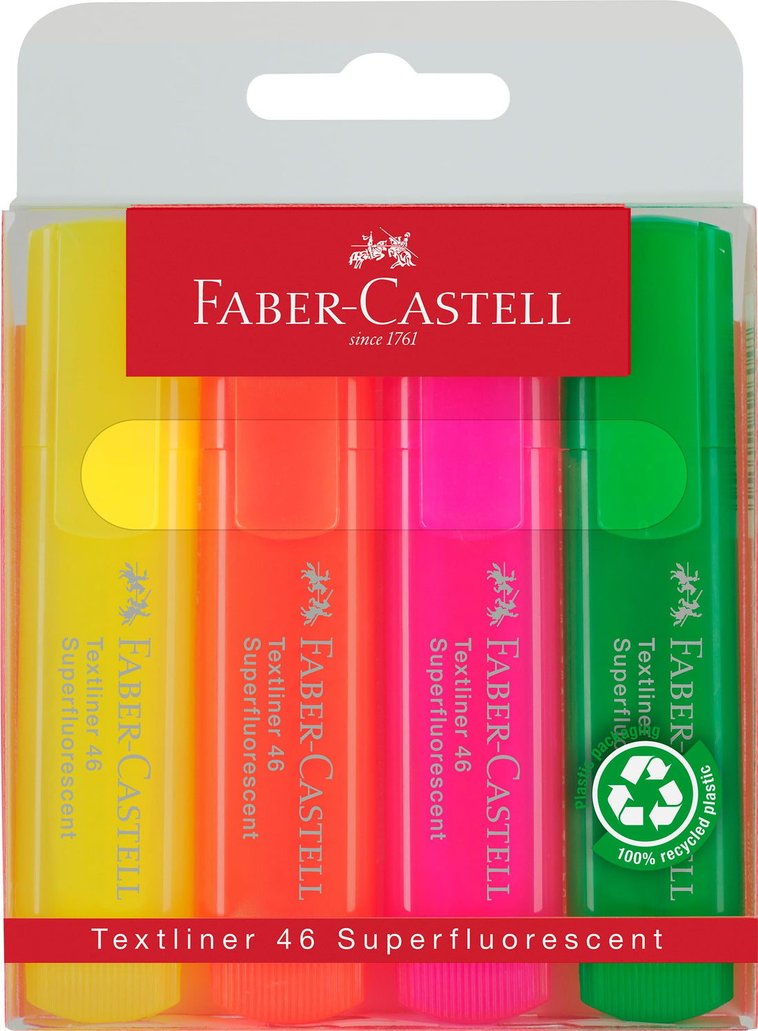 Faber-Castell 154604 Textliner Set - 4 Colors