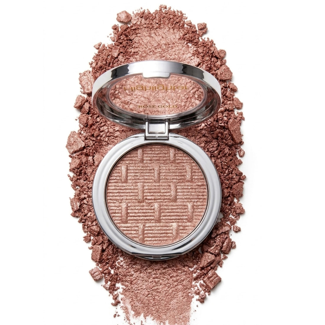 High Glossy Face Highlighter Palette, Luminous Face Illuminator Palette, Natural Glow Finish, Pearl Shimmer Smooth Baked Powder for a Radiant Glow, Lasting Sparkling Highlighter Makeup (03)