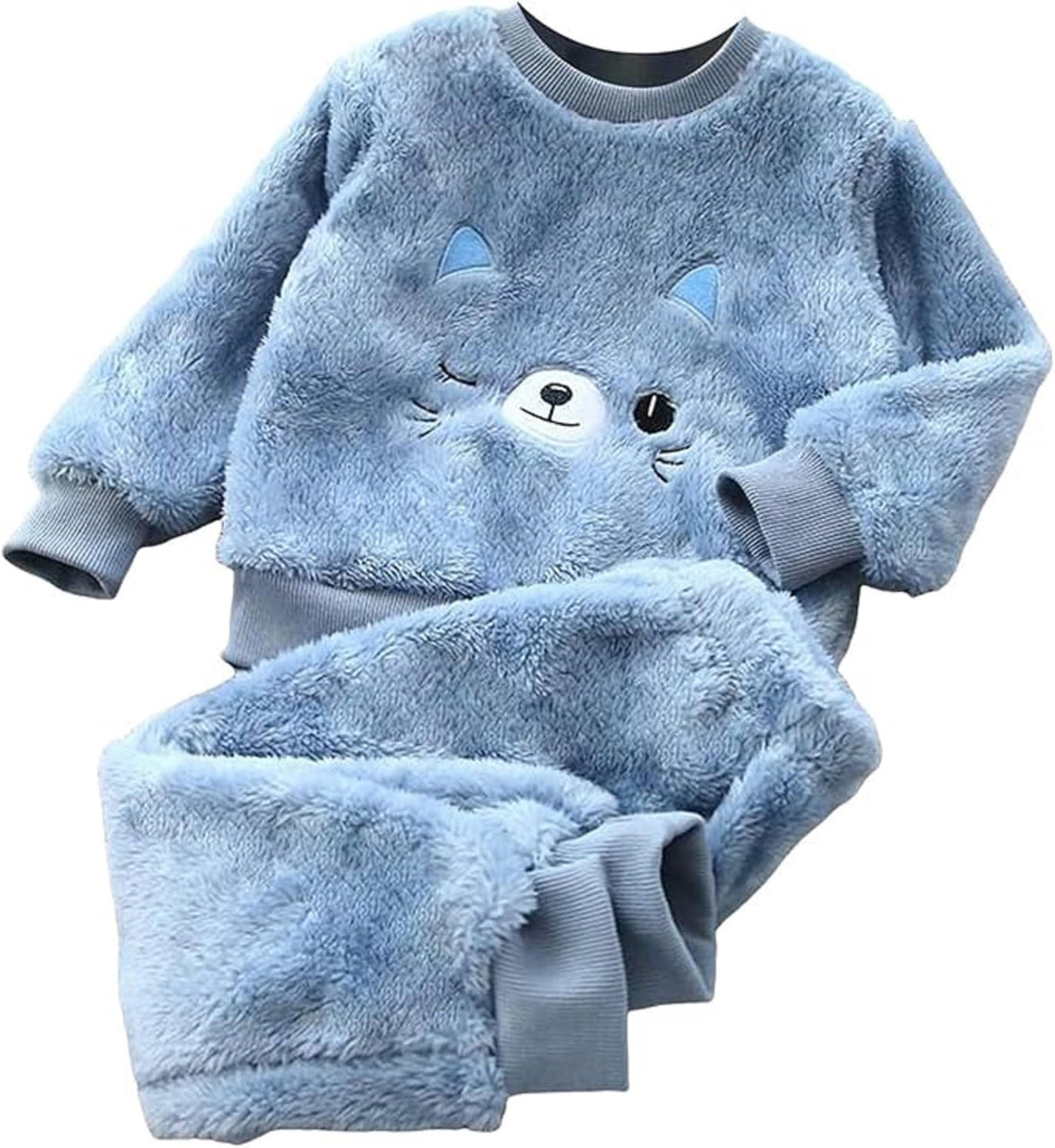 MIZAYA Kids Winter Set Soft Fur Material - Comfortable Winter Clothes Cute Cartoon For Kids